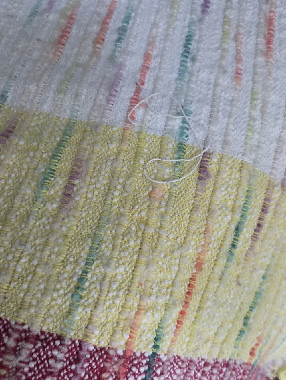 Anthropologie Multicolor Striped Blanket - Soft Cotton Blend